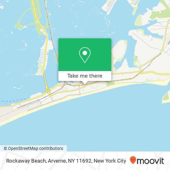 Mapa de Rockaway Beach, Arverne, NY 11692