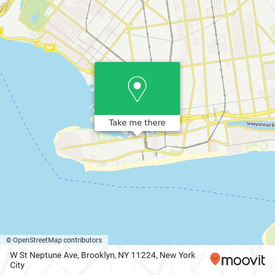 W St Neptune Ave, Brooklyn, NY 11224 map