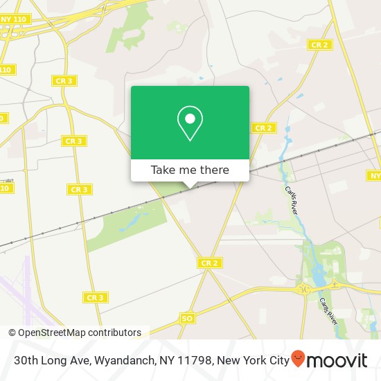 Mapa de 30th Long Ave, Wyandanch, NY 11798