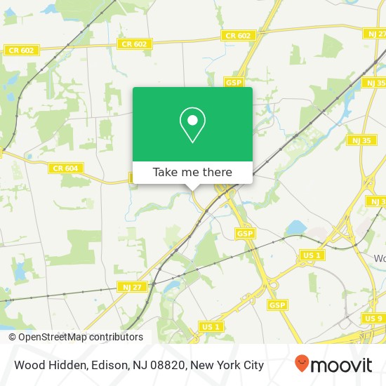 Wood Hidden, Edison, NJ 08820 map