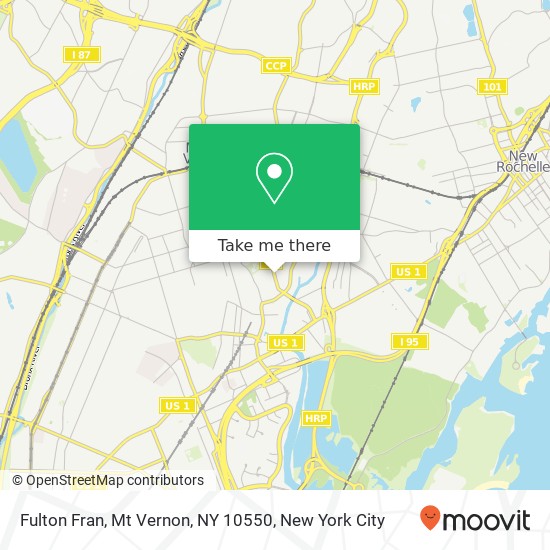 Fulton Fran, Mt Vernon, NY 10550 map