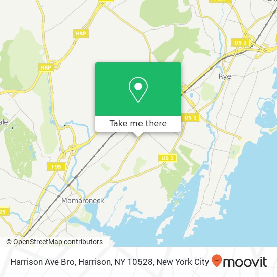 Mapa de Harrison Ave Bro, Harrison, NY 10528