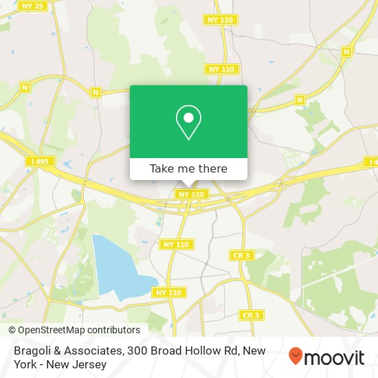 Mapa de Bragoli & Associates, 300 Broad Hollow Rd