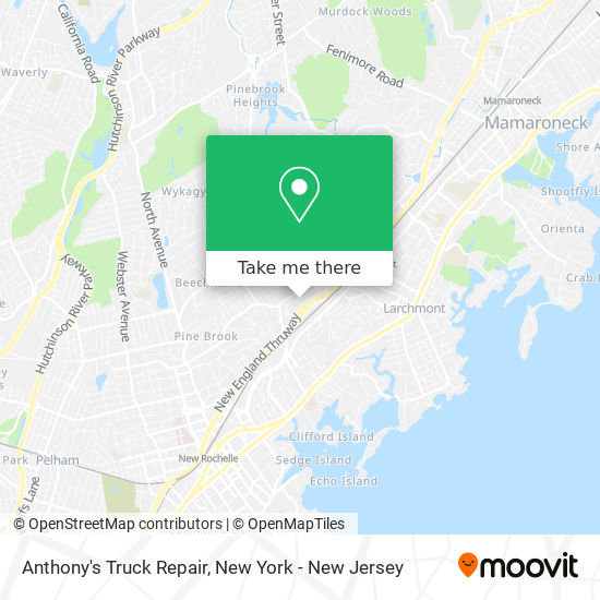 Mapa de Anthony's Truck Repair