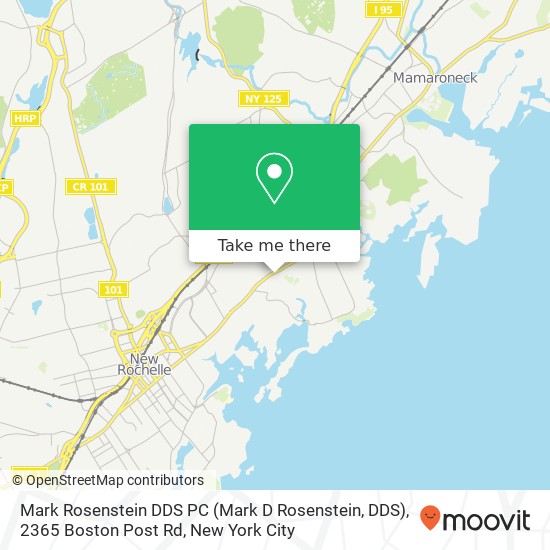 Mark Rosenstein DDS PC (Mark D Rosenstein, DDS), 2365 Boston Post Rd map