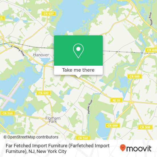 Far Fetched Import Furniture (Farfetched Import Furniture), NJ map