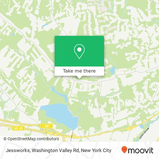 Jessworks, Washington Valley Rd map