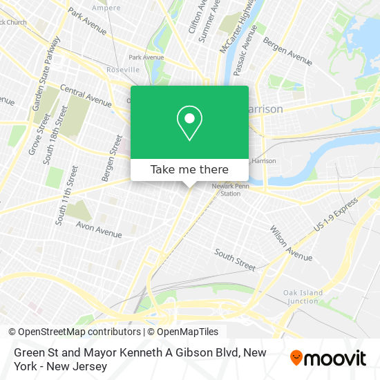 Mapa de Green St and Mayor Kenneth A Gibson Blvd