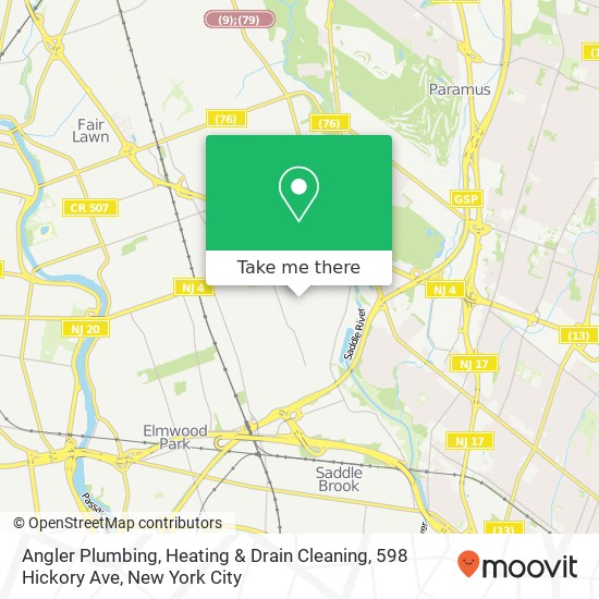 Angler Plumbing, Heating & Drain Cleaning, 598 Hickory Ave map