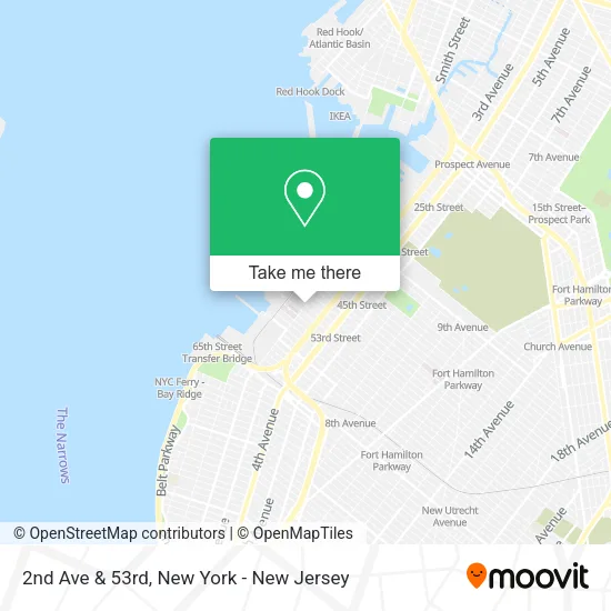 2nd Ave & 53rd map