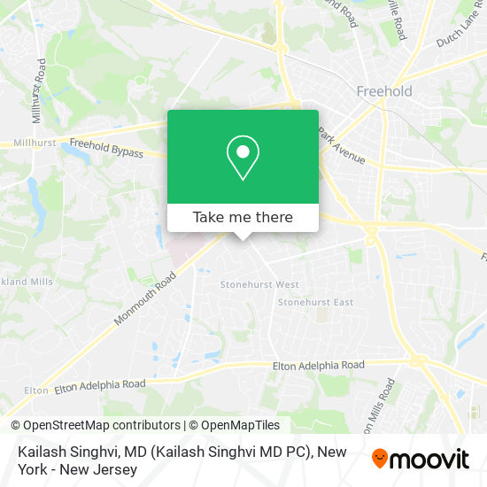 Kailash Singhvi, MD (Kailash Singhvi MD PC) map