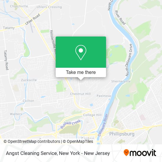 Angst Cleaning Service map