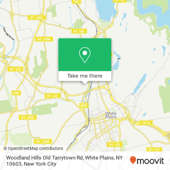 Mapa de Woodland Hills Old Tarrytown Rd, White Plains, NY 10603