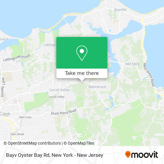 Bayv Oyster Bay Rd map