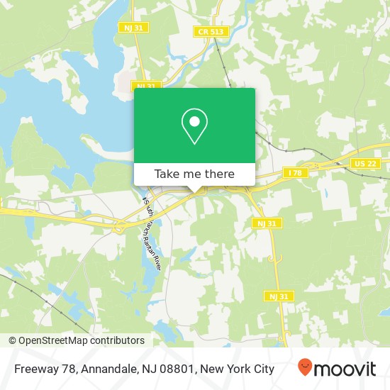 Freeway 78, Annandale, NJ 08801 map