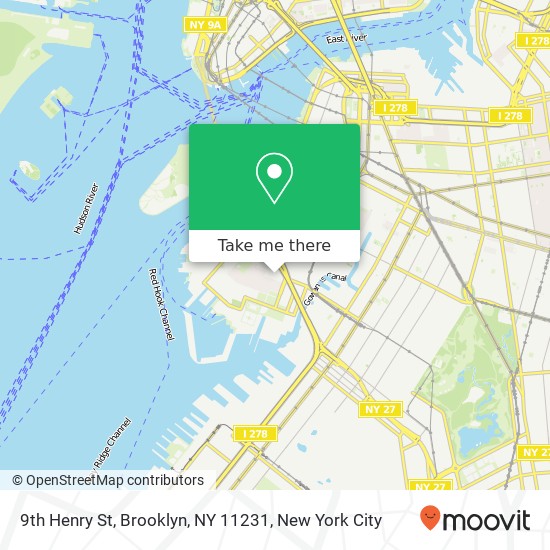 9th Henry St, Brooklyn, NY 11231 map