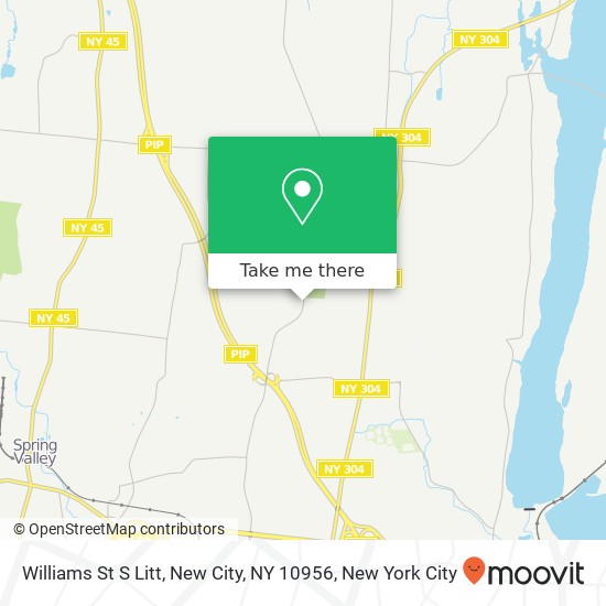Mapa de Williams St S Litt, New City, NY 10956