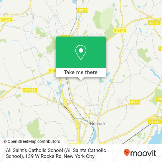 All Saint's Catholic School (All Saints Catholic School), 139 W Rocks Rd map