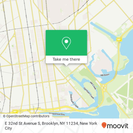 E 32nd St Avenue S, Brooklyn, NY 11234 map