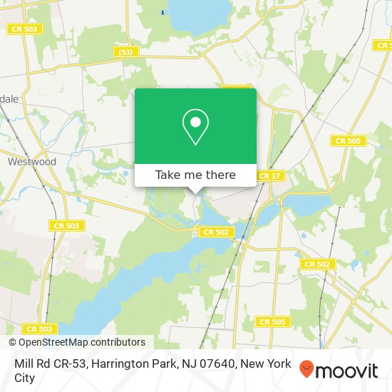 Mill Rd CR-53, Harrington Park, NJ 07640 map