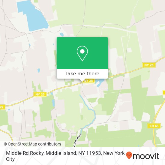 Middle Rd Rocky, Middle Island, NY 11953 map