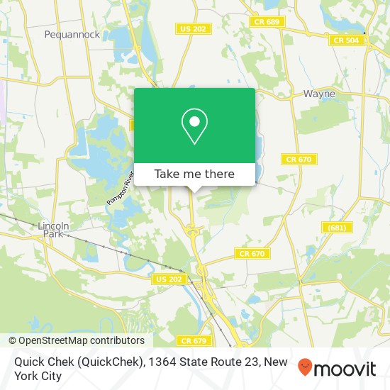 Quick Chek (QuickChek), 1364 State Route 23 map