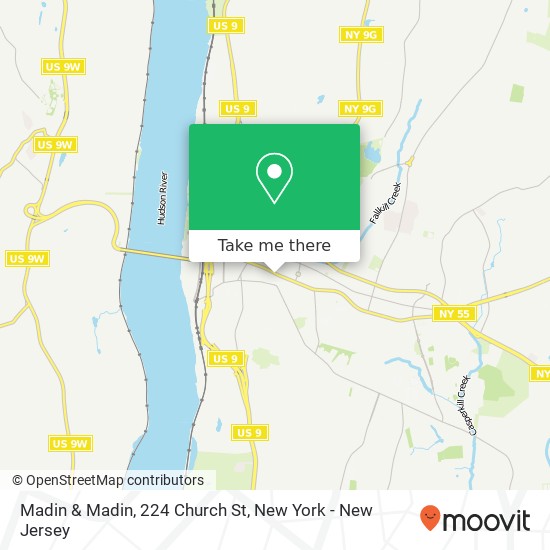 Madin & Madin, 224 Church St map
