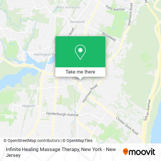 Infinite Healing Massage Therapy map