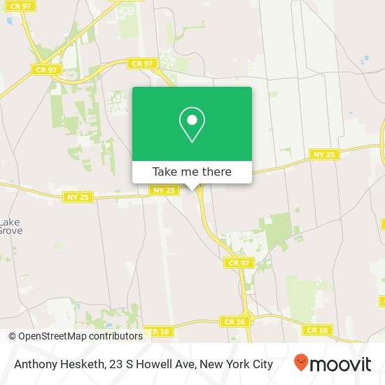 Anthony Hesketh, 23 S Howell Ave map