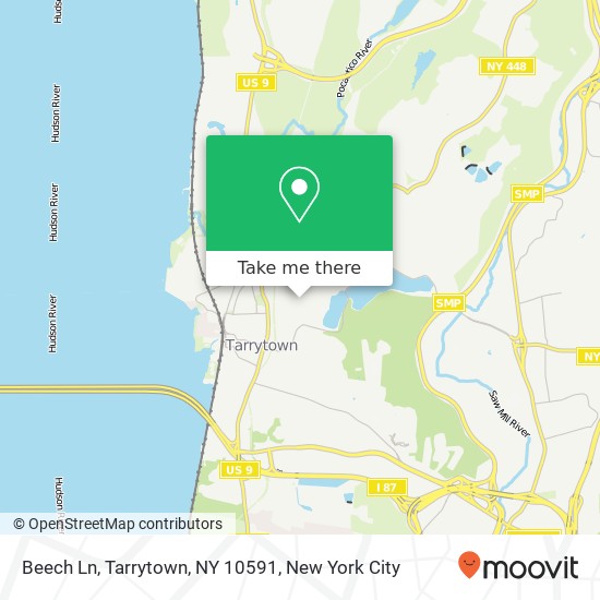 Beech Ln, Tarrytown, NY 10591 map