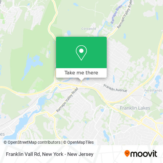 Franklin Vall Rd map