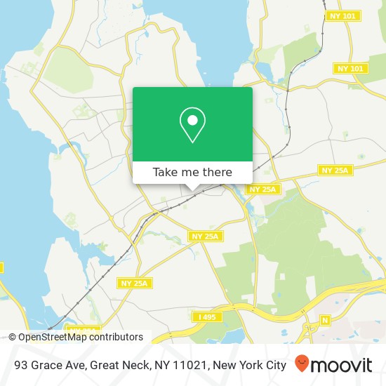 93 Grace Ave, Great Neck, NY 11021 map