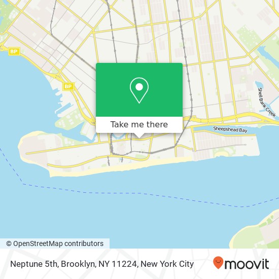 Neptune 5th, Brooklyn, NY 11224 map