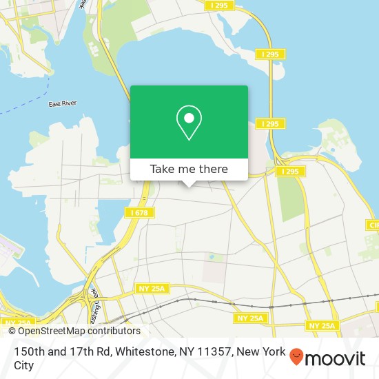 150th and 17th Rd, Whitestone, NY 11357 map