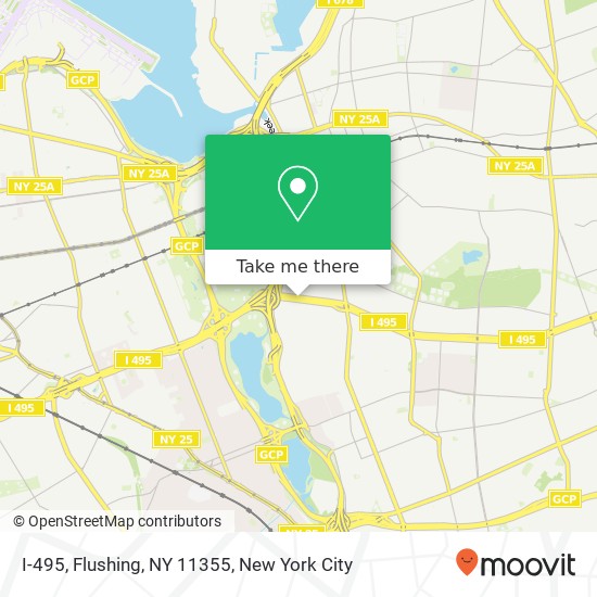 Mapa de I-495, Flushing, NY 11355