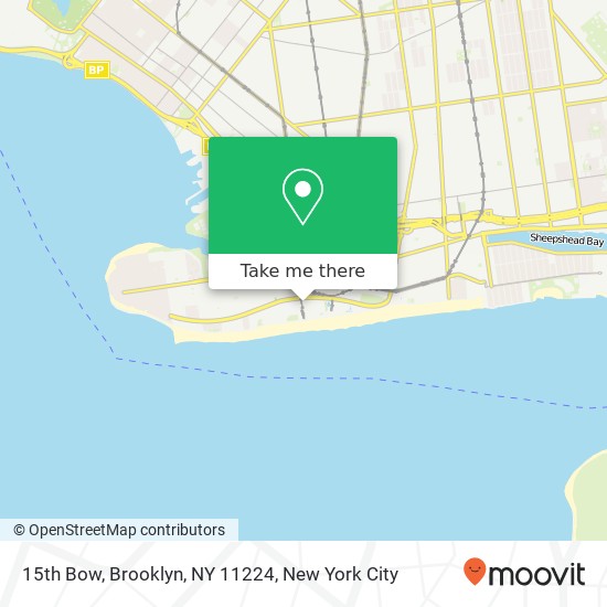 15th Bow, Brooklyn, NY 11224 map