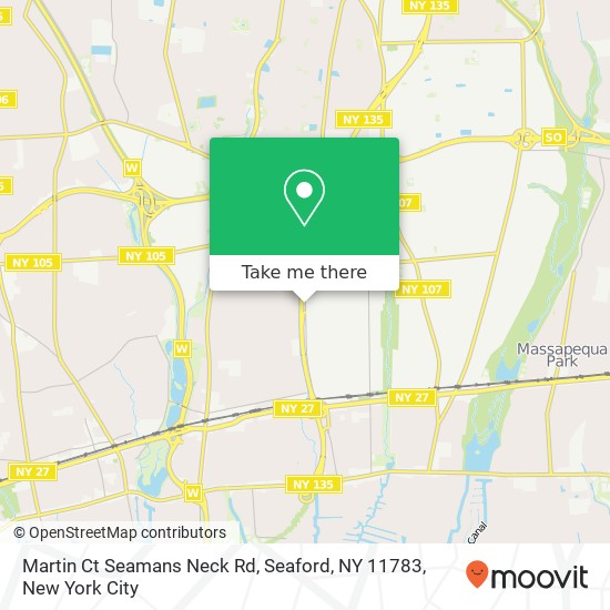 Martin Ct Seamans Neck Rd, Seaford, NY 11783 map