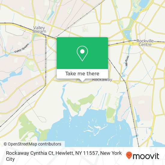 Rockaway Cynthia Ct, Hewlett, NY 11557 map