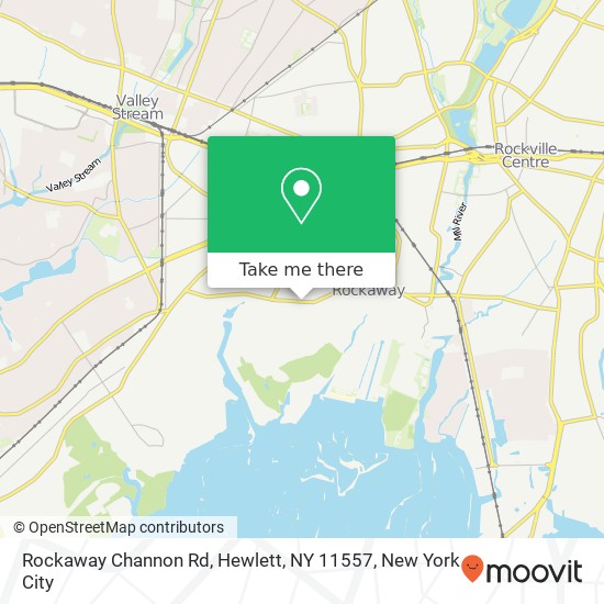 Rockaway Channon Rd, Hewlett, NY 11557 map
