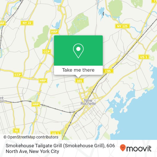 Smokehouse Tailgate Grill (Smokehouse Grill), 606 North Ave map