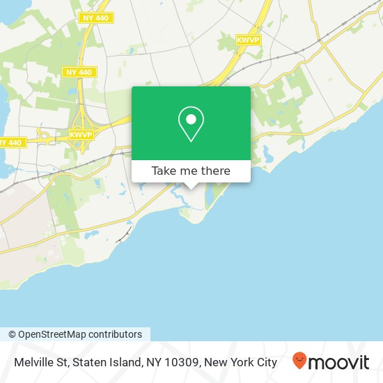 Melville St, Staten Island, NY 10309 map