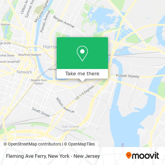 Fleming Ave Ferry map