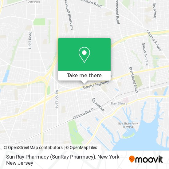 Mapa de Sun Ray Pharmacy (SunRay Pharmacy)