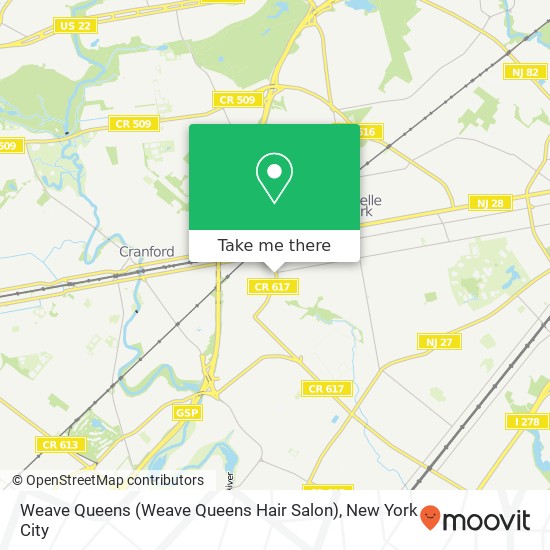 Mapa de Weave Queens (Weave Queens Hair Salon)