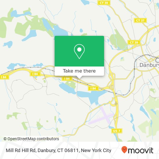 Mill Rd Hill Rd, Danbury, CT 06811 map