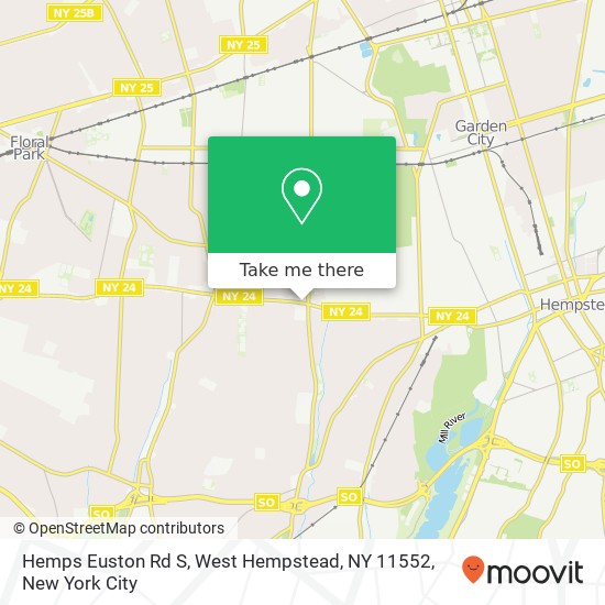 Mapa de Hemps Euston Rd S, West Hempstead, NY 11552