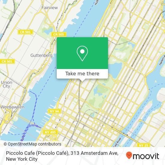 Piccolo Cafe (Piccolo Café), 313 Amsterdam Ave map