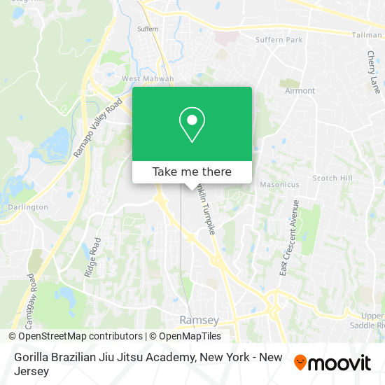 Mapa de Gorilla Brazilian Jiu Jitsu Academy