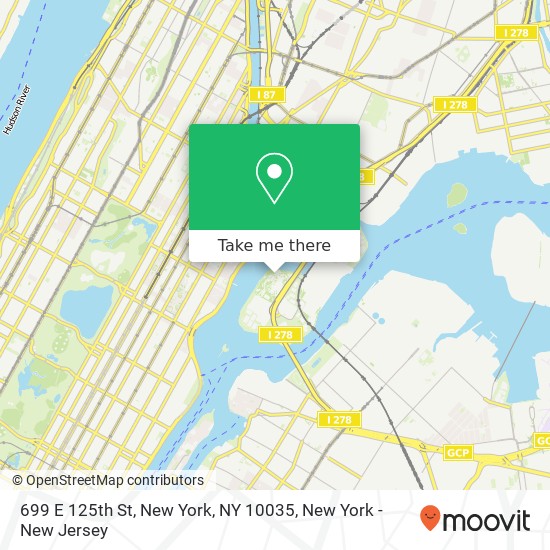 699 E 125th St, New York, NY 10035 map