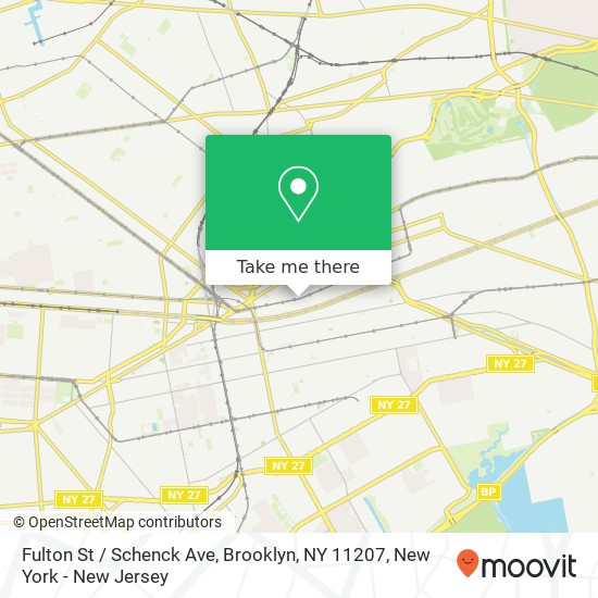 Fulton St / Schenck Ave, Brooklyn, NY 11207 map